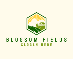 Farm Homestead Field logo design