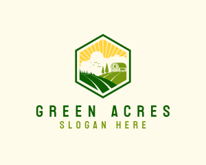 Farm Homestead Field logo design