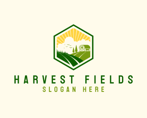 Farm Homestead Field logo design