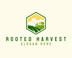 Farm Homestead Field logo design