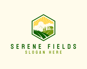 Farm Homestead Field logo design