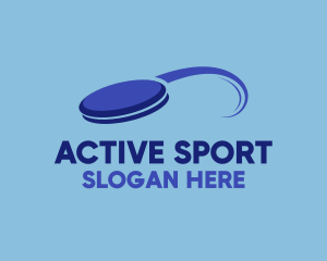 Blue Frisbee Sport logo