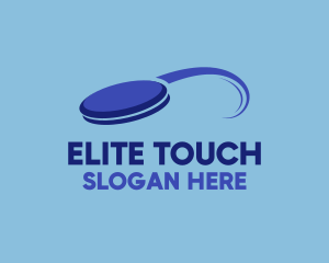 Blue Frisbee Sport logo design