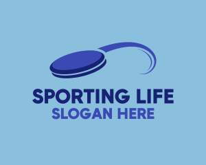 Blue Frisbee Sport logo