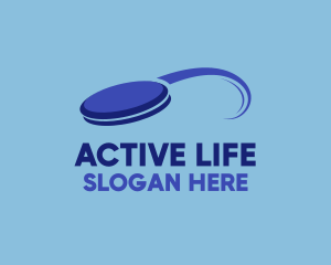 Blue Frisbee Sport logo