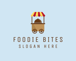 Simple Food Cart logo design