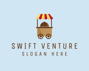 Food Cart Stand logo design