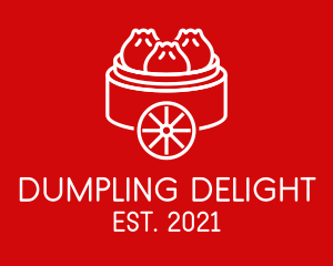 Dim Sum Food Cart  logo design