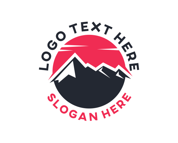 Red Mountain logo example 2