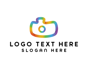 Colorful Gradient Camera logo