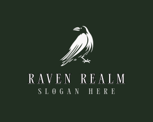 Raven Crow Bird  logo