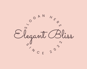 Elegant Handwritten Lettering logo