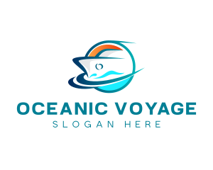 Travel Tourism Cruise Yacht logo