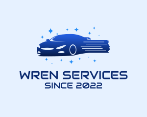 Fast Car Cleaning Service logo design