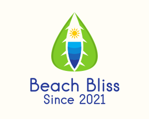 Tropical Beach Resort  logo design