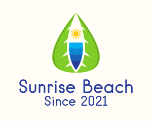 Tropical Beach Resort  logo design