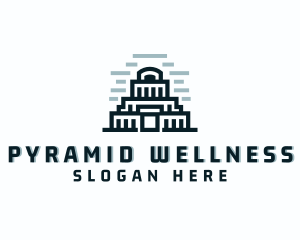 Mayan Pyramid Temple logo