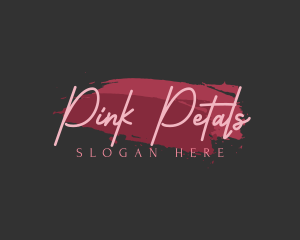 Pink Fashion Wordmark logo design