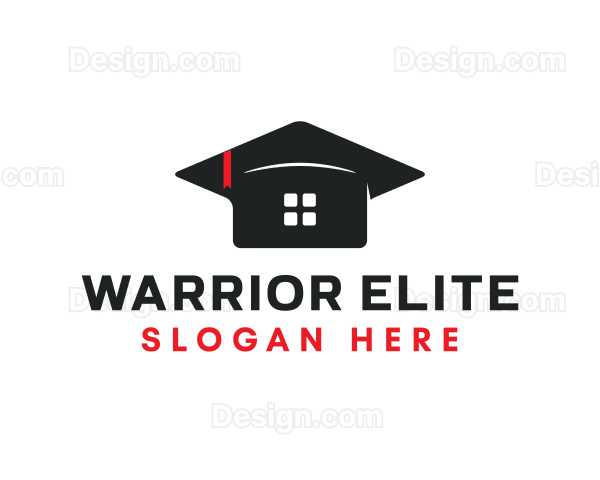 House Graduation Education Logo