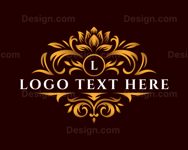 Luxury Flower Ornament Logo