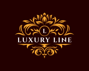 Luxury Flower Ornament logo design