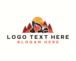 Industrial Excavator Digger logo