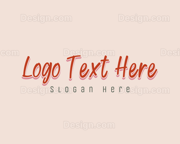 Fun Playful Wordmark Logo