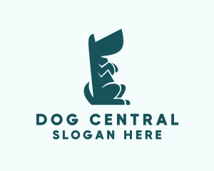 Happy Dog Puppy logo design