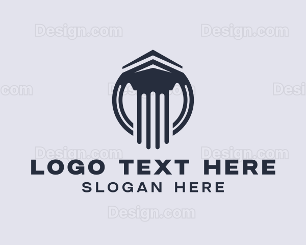 Doric Architecture Column Logo