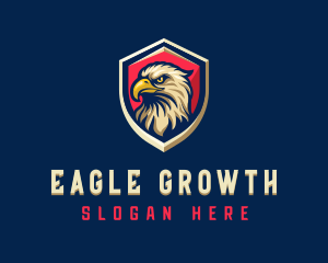 Eagle Aviation Shield logo design