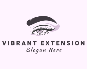 Beauty Woman Eyelash Extension logo design