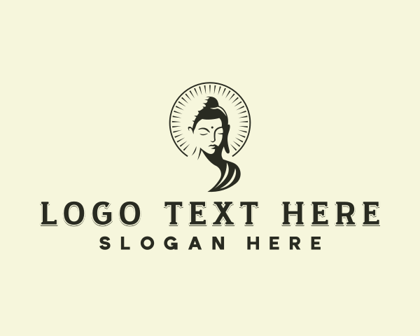 Serene Meditation Deity logo