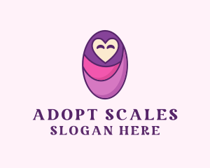 Baby Swaddle Love logo design