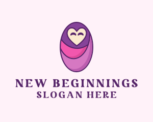 Baby Swaddle Love logo design