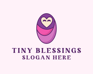 Baby Swaddle Love logo design