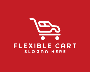 Automobile Shopping Cart logo design