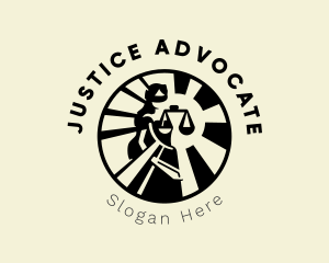 Lady Justice Sun logo