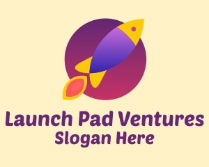 Fish Rocket Launch logo design