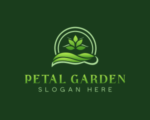 Leaf Wellness Growth logo design