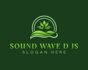 Leaf Wellness Growth logo design