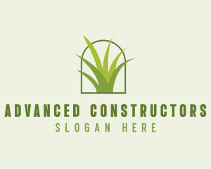 Eco Green Grass logo design