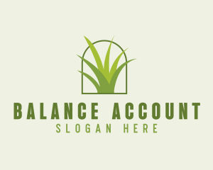 Eco Green Grass logo design