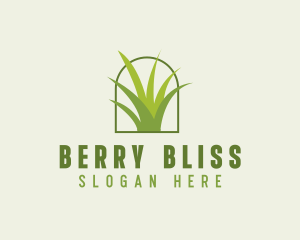 Eco Green Grass logo design