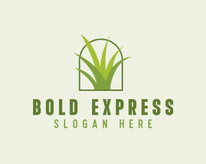 Eco Green Grass logo design