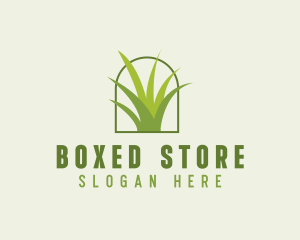 Eco Green Grass logo design