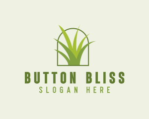 Eco Green Grass logo design