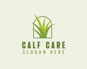 Eco Green Grass logo design