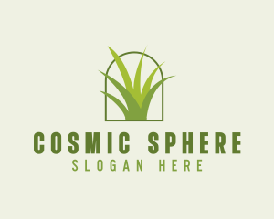 Eco Green Grass logo design