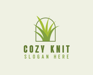 Eco Green Grass logo design