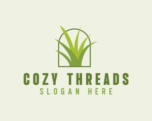 Eco Green Grass logo design